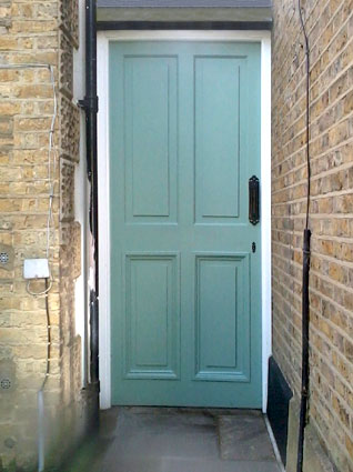 A repaired front door